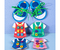 Juguetes Para Enhebrar Cordones y cocer botones a las camisas