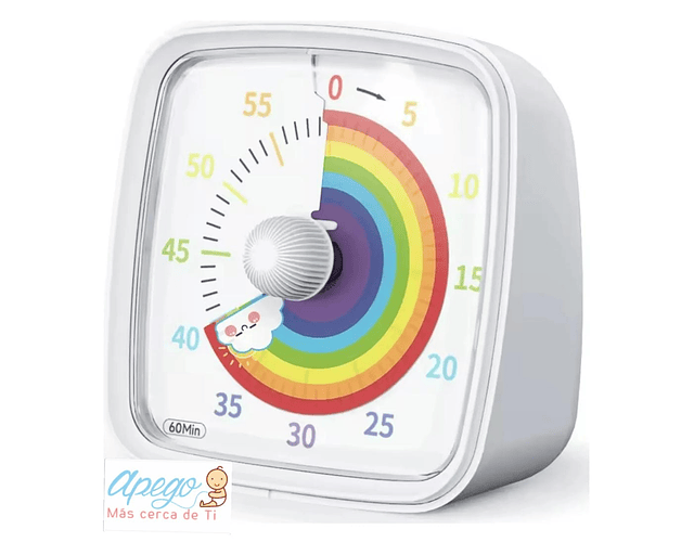 Reloj Temporizador  Visual 60 minutos 