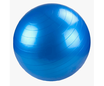 Pelota de yoga 75 cm Azul Eléctrico + inflador