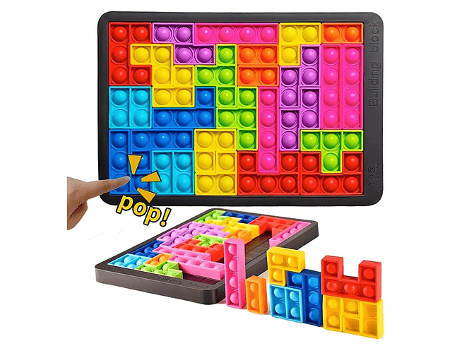 Rompecabezas Tetris Pop It 27pcs