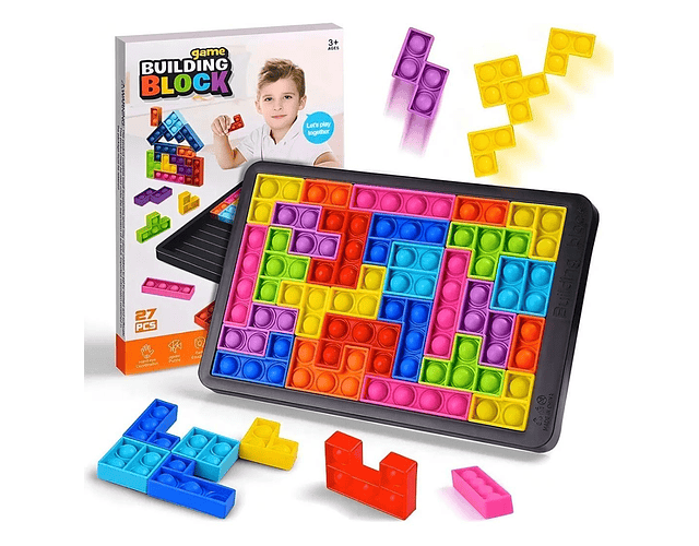 Rompecabezas Tetris Pop It 27pcs