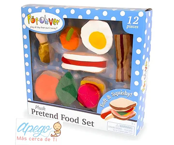 Set de comida de Tela 