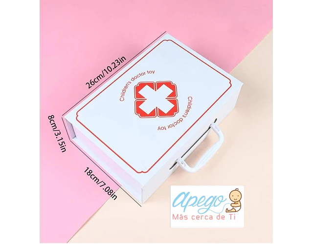 Juguete Didáctico Kit Médico Dentista Madera Juego Niños