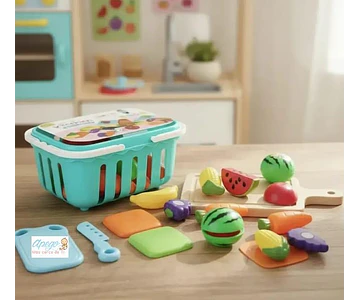 Canasta  de frutas con velcro