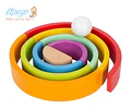 Arcoiris de madera montessori