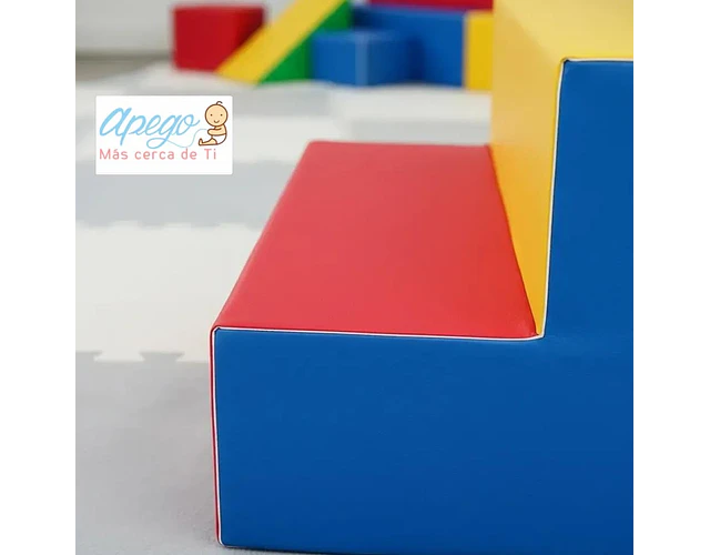 Escalera 3 Niveles de Espuma Niños 60x60cm
