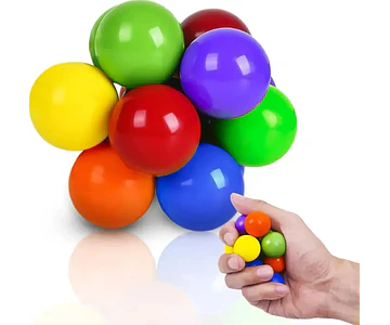 Rompe Cabeza Bolas Sensorial Antiestrés Átomo