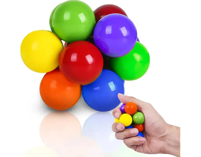 Rompe Cabeza Bolas Sensorial Antiestrés Átomo