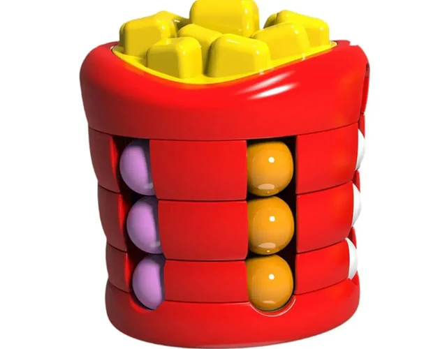 Hamburguesa y Papas fritas  Sensorial Antiestrés Giratoria frijoles Spinner Niños