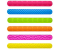 Pack 6 Pulseras Sensoriales Texturas Y Colores Diferentes