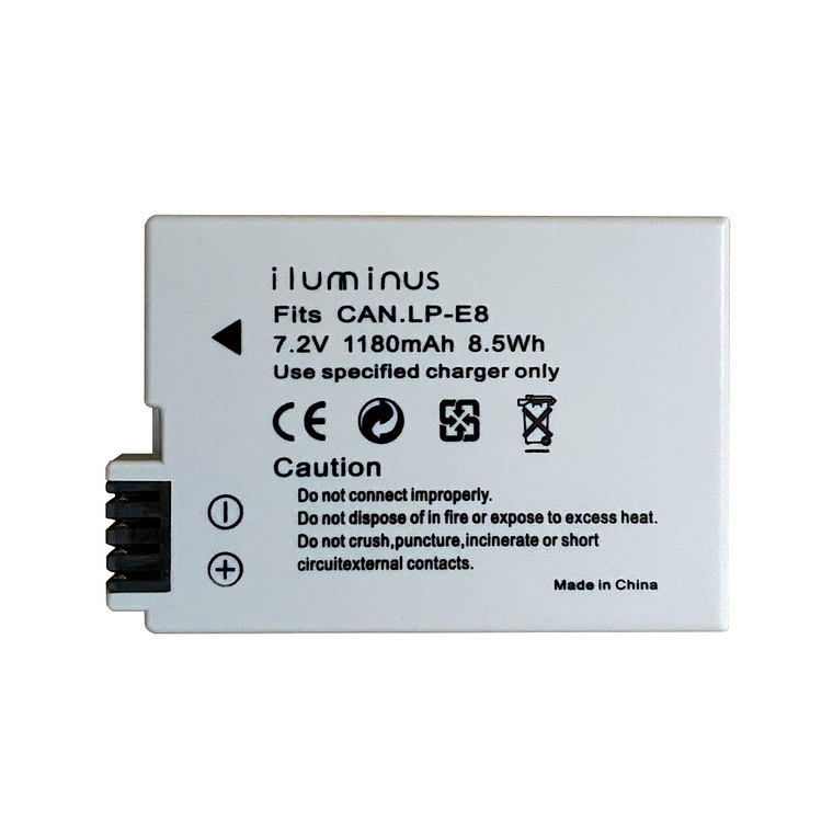 Iluminus Lp-E8 Batería Para Canon LP-E8 1