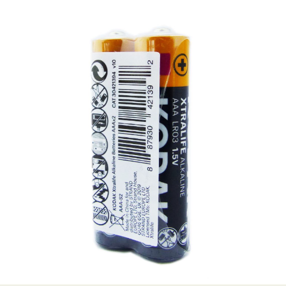 Kodak Par de Pilas AAA Alcalinas de Larga Duración 2