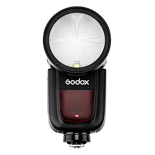 Godox V1-N Flash para Nikon TTL, 76W, Con Batería de Cabeza Circular Magnética 1
