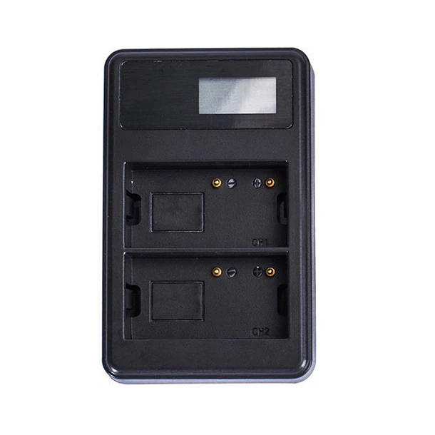 Iluminus Cargador Doble Para Baterías Canon LP-E6 / LP-E6N - USB 1
