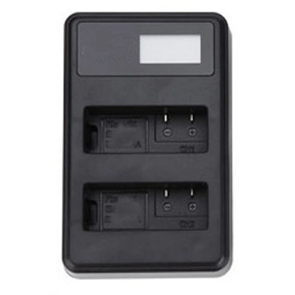 Iluminus Cargador Doble Para Baterías Canon LP-E6 / LP-E6N - USB 2
