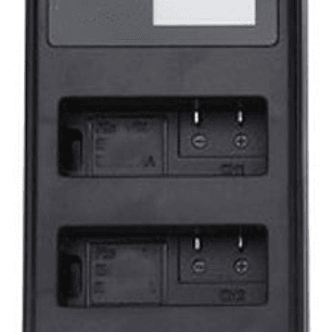 Iluminus Cargador Doble Para Baterías Canon LP-E6 / LP-E6N - USB