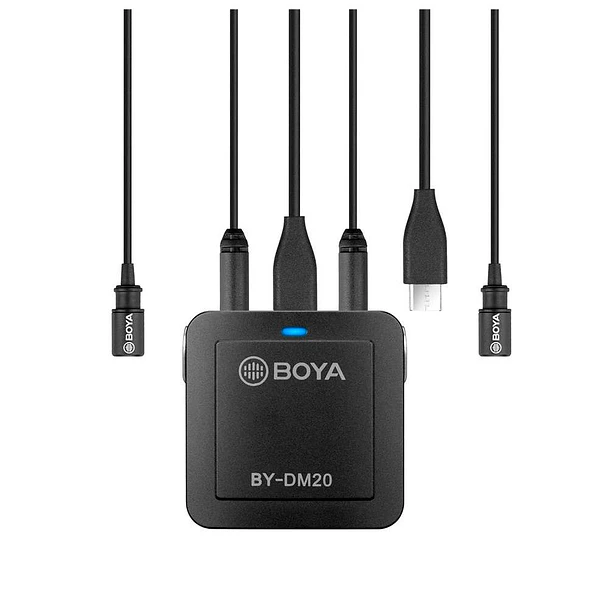 Boya BY-DM20 Set de Micrófonos y Accesorios para Grabación compacto de doble canal  (No es grabadora) 1