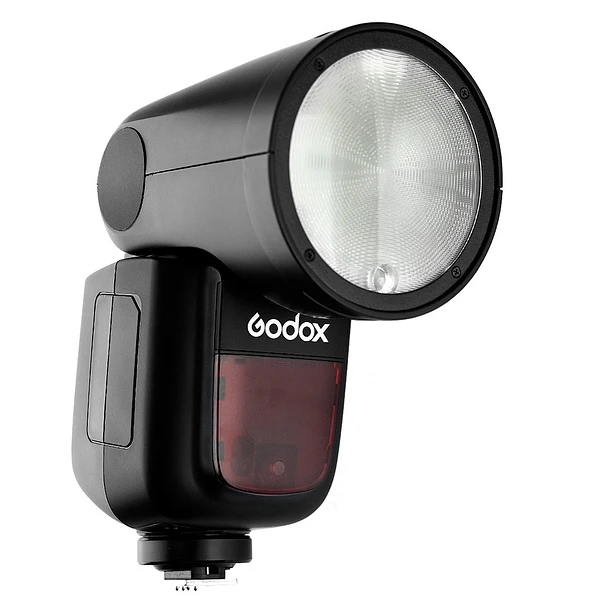Godox V1-N Flash para Nikon TTL, 76W, Con Batería de Cabeza Circular Magnética 10
