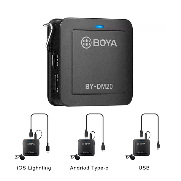 Boya BY-DM20 Set de Micrófonos y Accesorios para Grabación compacto de doble canal  (No es grabadora) 3