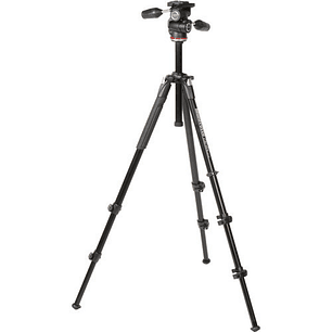 Manfrotto MK290XTA3-3W Trípode Con Cabezal de 3 Ejes y 171cm de Altura Máxima