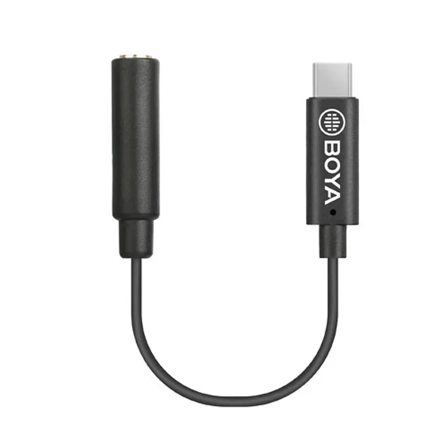 Boya BY-K6 Cable Adaptador USB-C Macho - TRS Hembra Para Osmo Pocket 1