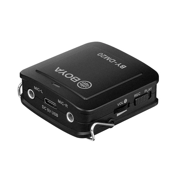 Boya BY-DM20 Set de Micrófonos y Accesorios para Grabación compacto de doble canal  (No es grabadora) 12