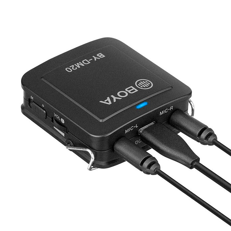 Boya BY-DM20 Set de Micrófonos y Accesorios para Grabación compacto de doble canal  (No es grabadora) 13