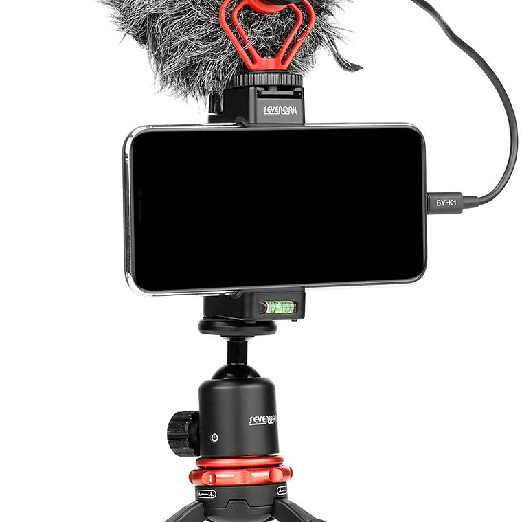 Boya BY-K1 Cable Corto Macho Lightning – macho TRS 3.5mm 2