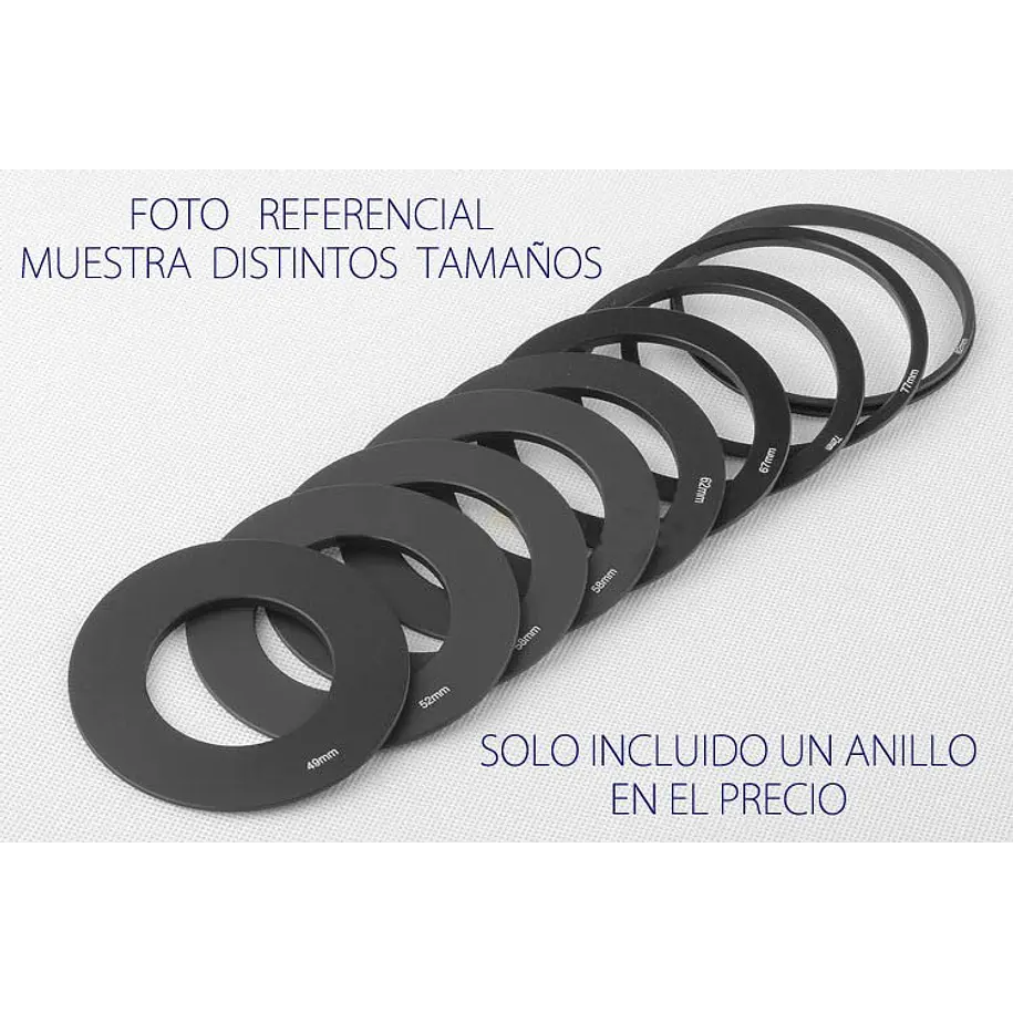 Fancier Anillo Adaptador para Soporte de Filtros Cuadrados 67mm 3