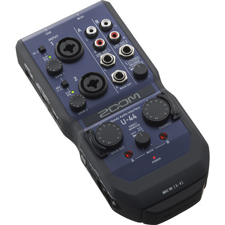 Zoom U-44  Interfaz de Audio Profesional de 4 Canales, ¡tu Estudio Móvil! 1