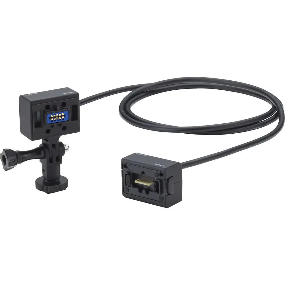 Zoom ECM-3 Cable extensión 3 metros para capsulas con montura tipo cámara de acción 1