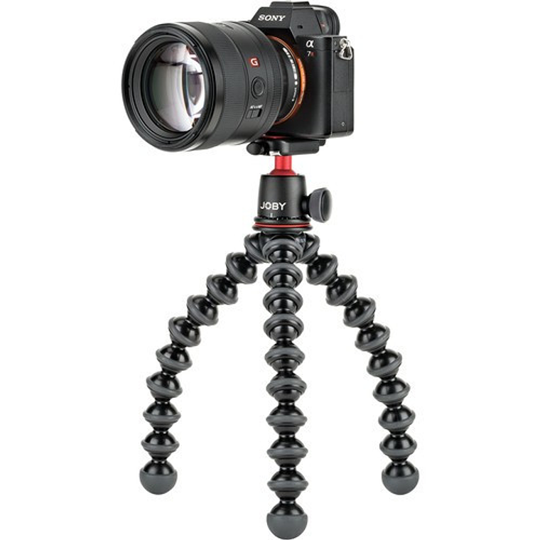 Joby Gorillapod Original 3K para cámaras de hasta 3 Kilos para camaras DSLR kit con cabezal de bola 8