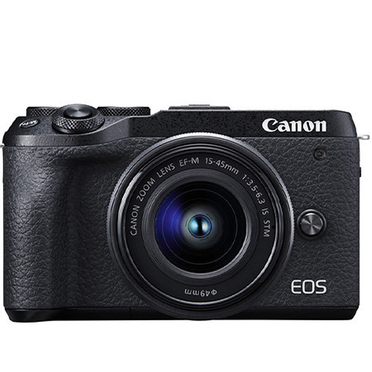 Canon EOS M6 Mark II EF-M Cámara Mirrorless con Lente 15-45mm f/3.5-6.3 IS STM + Visor EVF-DC2 - DESCONTINUADO 6