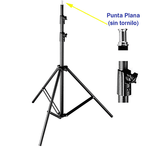 Godox Pedestal Iluminación 2.6m Punta Plana (sin tornillo en la punta)