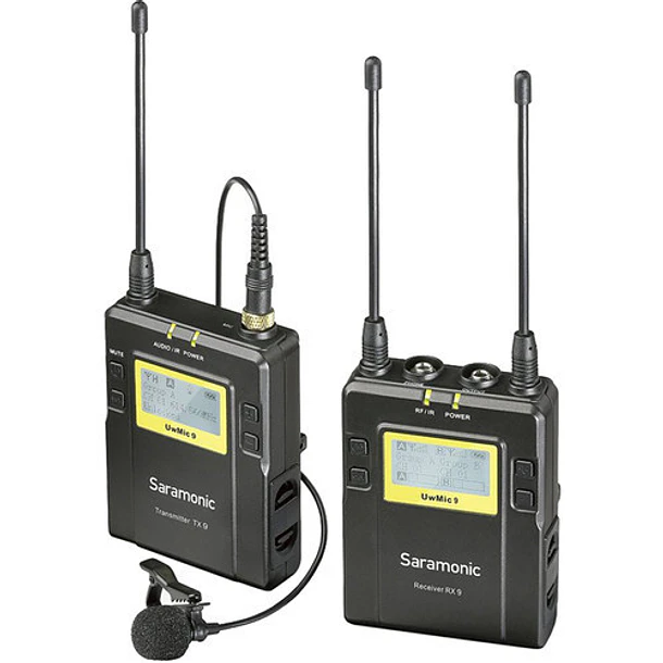 Saramonic UwMic9 Kit 1 TX9+RX9  Micrófono Lavalier inalámbrico con Receptor 1