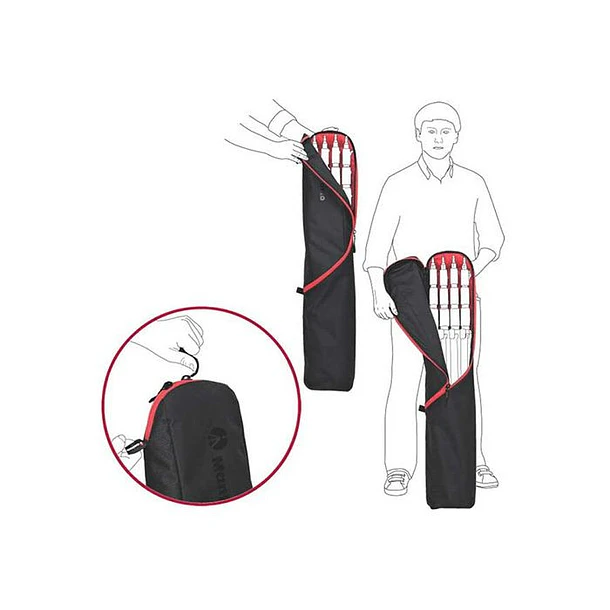 Manfrotto LBAG 90 Bolso para guardar 4 soportes pequeños o trípodes de iluminación 2