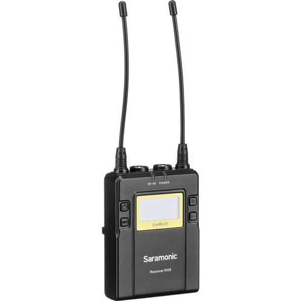 Saramonic UwMic9 Kit 2 TX9+TX9+RX9 2 Micrófonos Lavalier inalámbricos con 1 Receptor 4