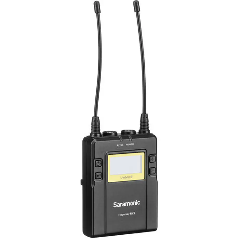 Saramonic UwMic9 Kit 2 TX9+TX9+RX9 2 Micrófonos Lavalier inalámbricos con 1 Receptor 4