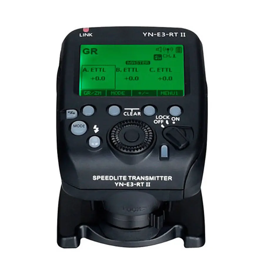 Yongnuo YN-E3-RT II Trigger y Controlador compatible con cámaras Canon y Flashes Yongnuo con radio incorporado 2