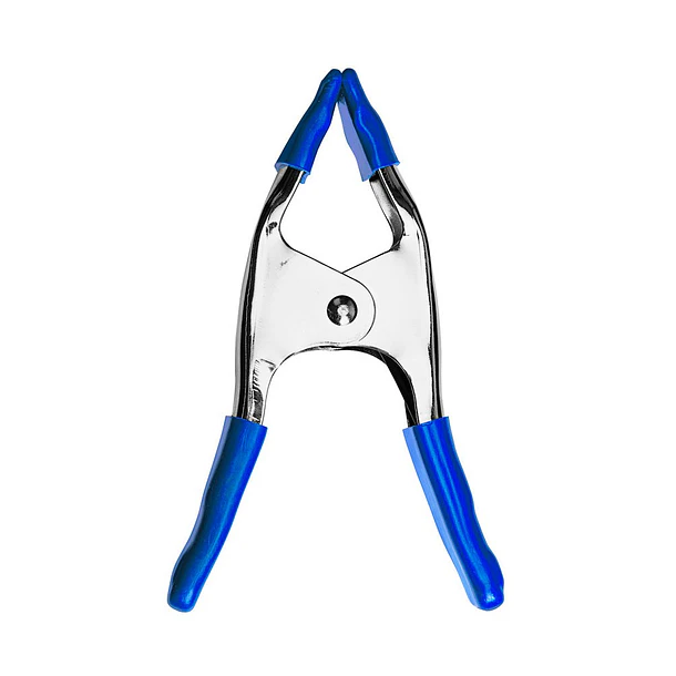 Fancier Pinza Metálica para Fondos 15 cms de largo y 5 cms de Apertura (Azul) 1