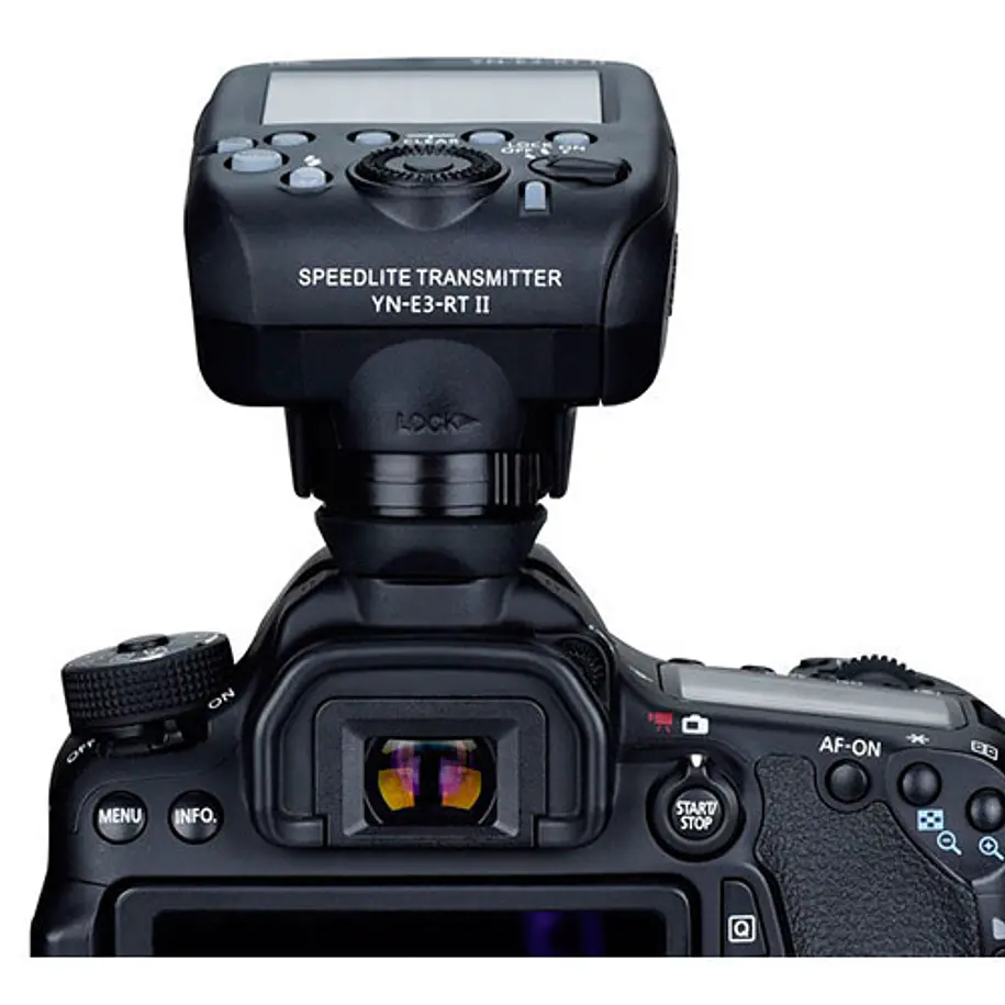 Yongnuo YN-E3-RT II Trigger y Controlador compatible con cámaras Canon y Flashes Yongnuo con radio incorporado 5
