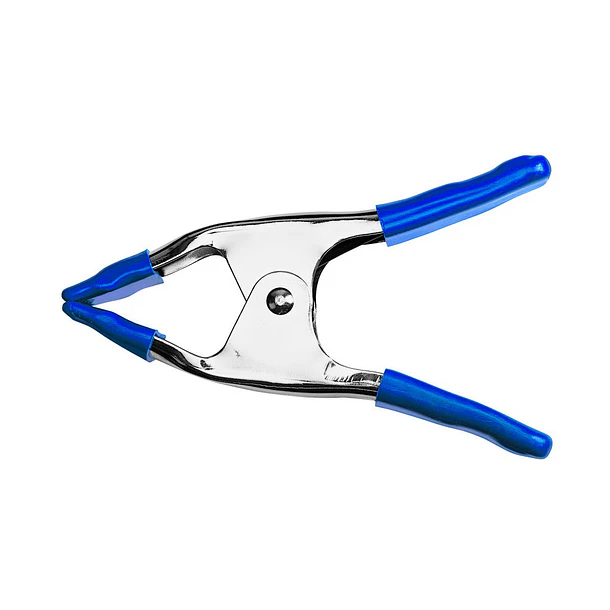 Fancier Pinza Metálica para Fondos 15 cms de largo y 5 cms de Apertura (Azul) 2