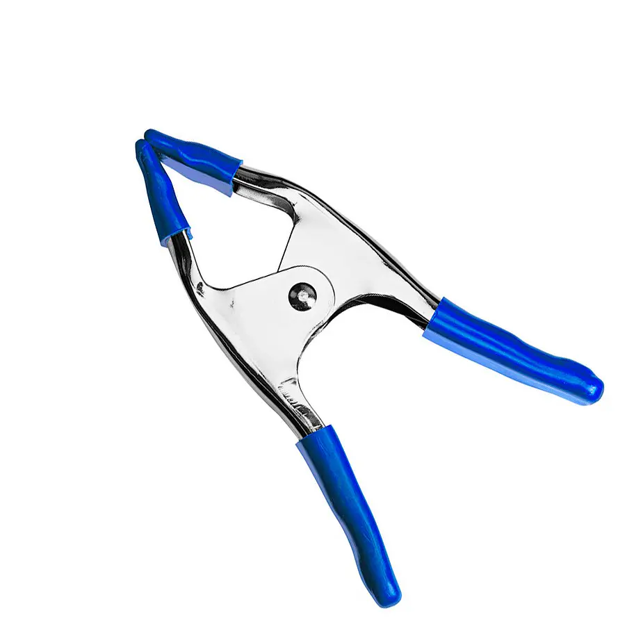 Fancier Pinza Metálica para Fondos 15 cms de largo y 5 cms de Apertura (Azul) 3