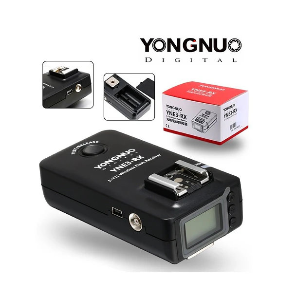 Yongnuo YNE3-RX Trigger TTL, Manual o Multi para Canon 2