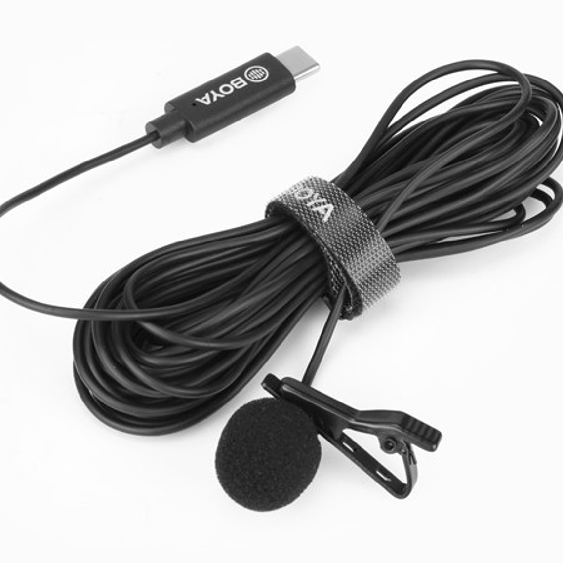 Boya BY-M3 Micrófono Lavalier (solapa) Con Conector USB C 4