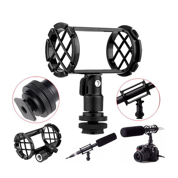 Boya BY-C04 Montura para micrófonos en Camara y Cañas 2