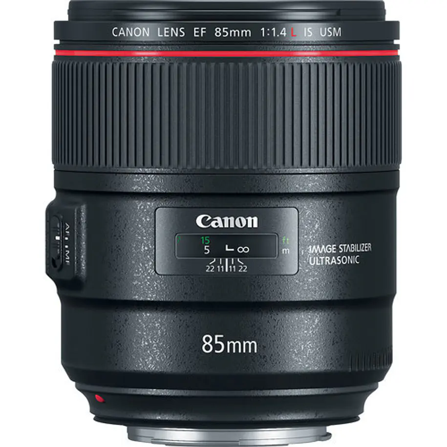 Lente profissional Canon EF 85mm f/1.4L IS USM Série L 2