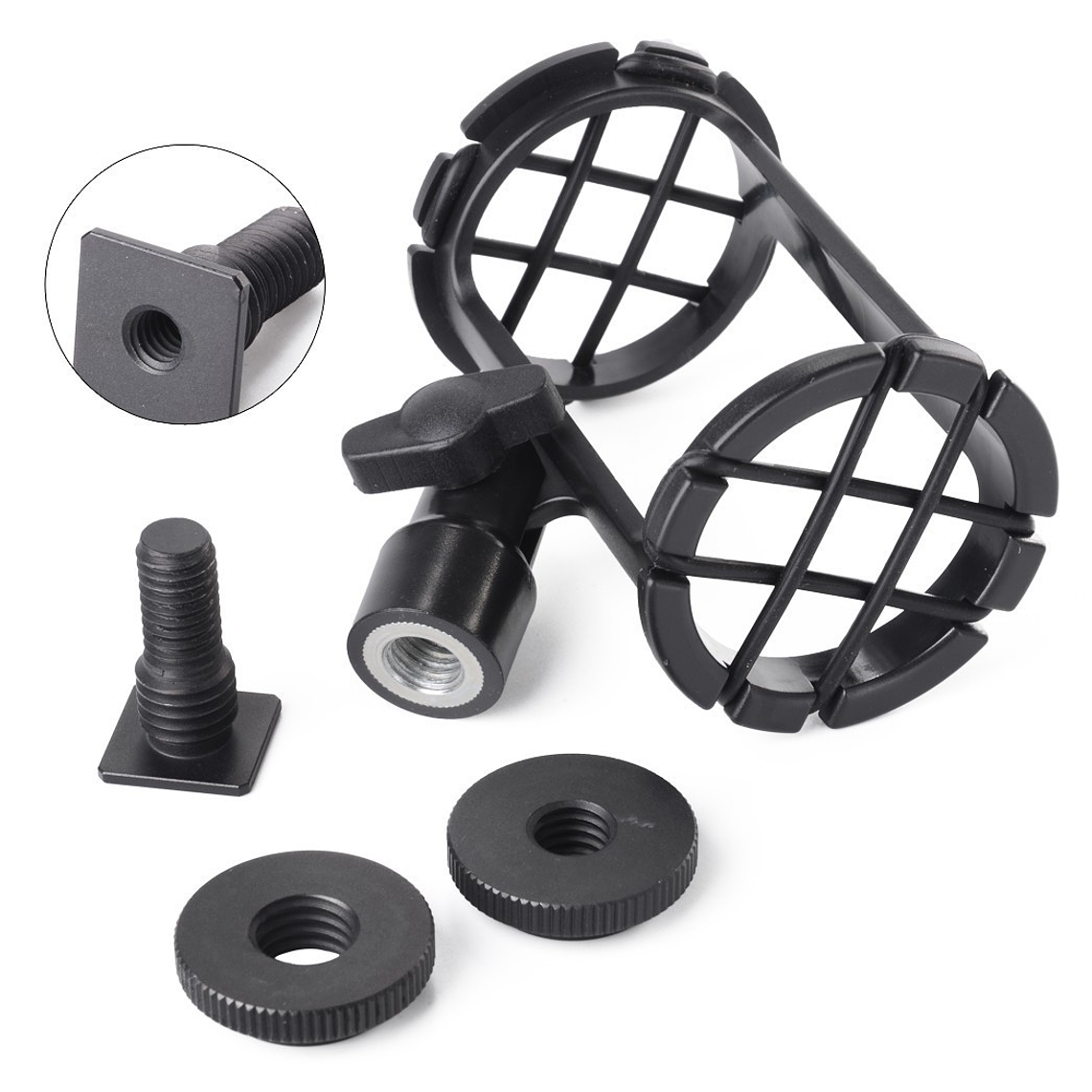 Boya BY-C04 Montura para micrófonos en Camara y Cañas 5