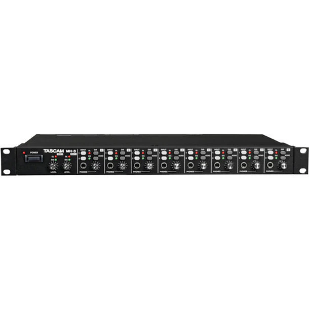 Amplificador de fone de ouvido Tascam MH8 de 8 canais 2