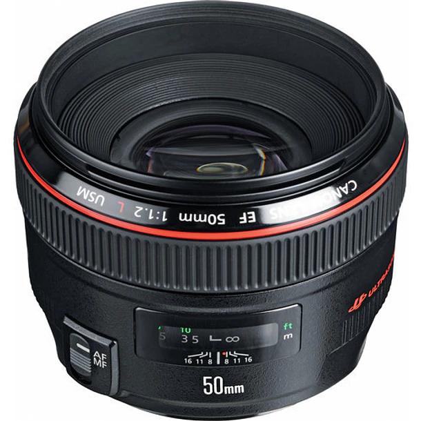 Canon EF 50mm f/1.2L USM Lente Profesional Serie L 1